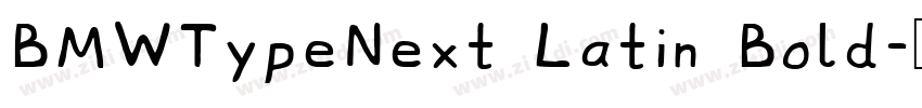 BMWTypeNext Latin Bold字体转换